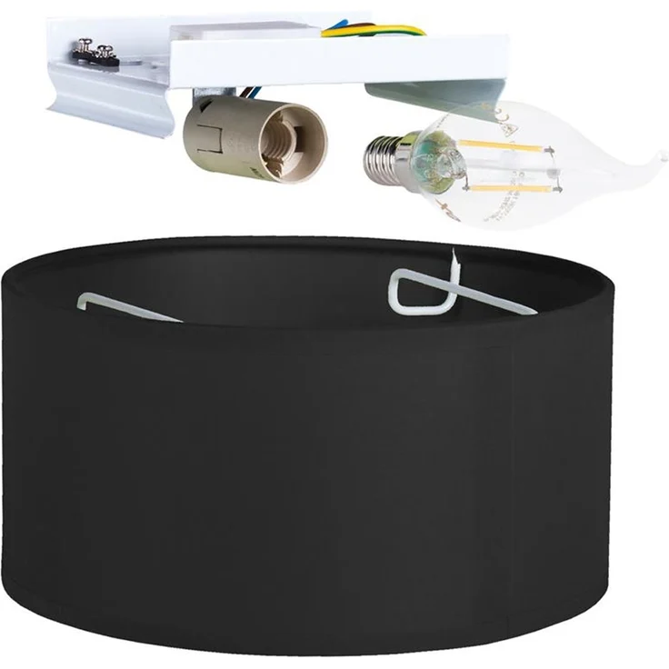 Smartwares Deckenleuchte 20 x 20 x 10 cm Schwarz – Bild 5