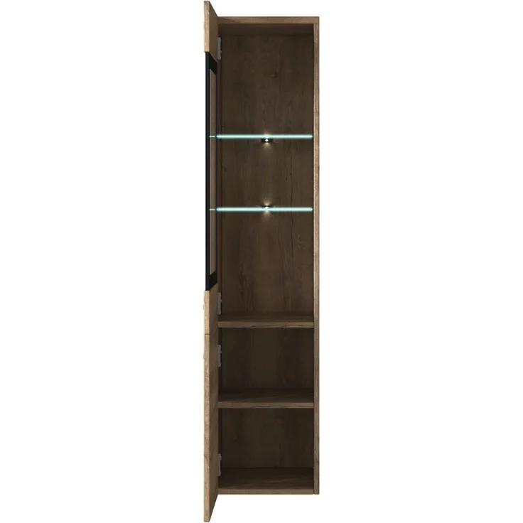 Badezimmer Schrank Rio 131 cm Braun Eiche – Regal Schrank Hochschrank Schrank Möbel Badschrank – Bild 5