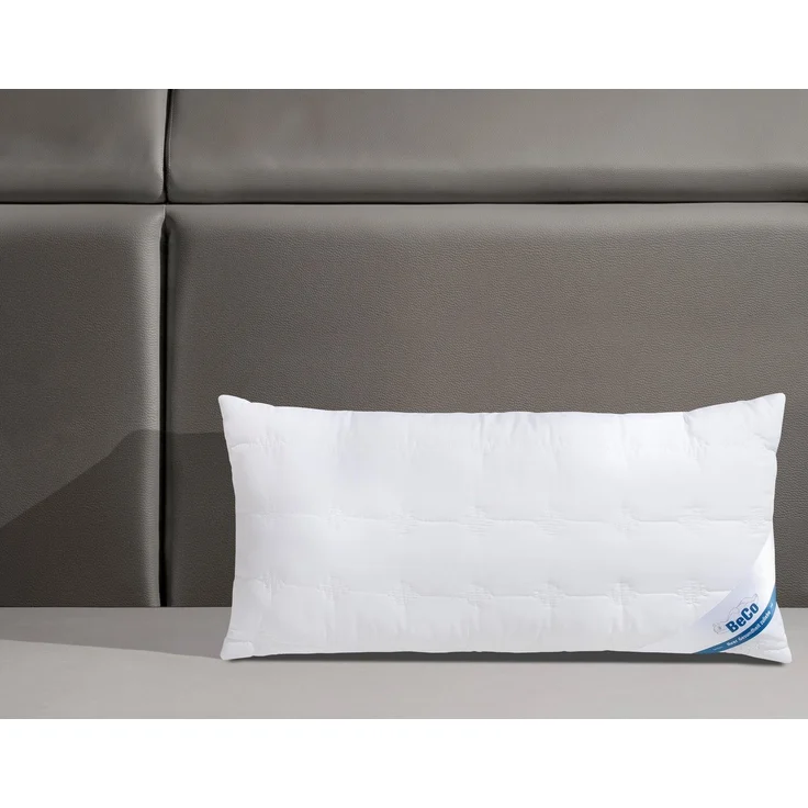 Beco Microfaserkissen Kopfkissen Medibett Cotton Soft, in 40x80 oder 80x80 cm, Füllung: Faserbällchen, Bezug: Polyester & Baumwolle, Ideal für Allergiker geeignet (Hausstauballergiker) – Bild 2