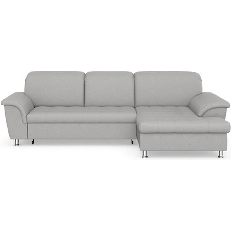 DOMO collection Ecksofa Franzi Steppung im Sitzbereich B7T/H: 278/162/80 cm, L-Form, wahlweise mit Bettfunktion, Bettkasten und Kopfteilverstellung – Bild 4