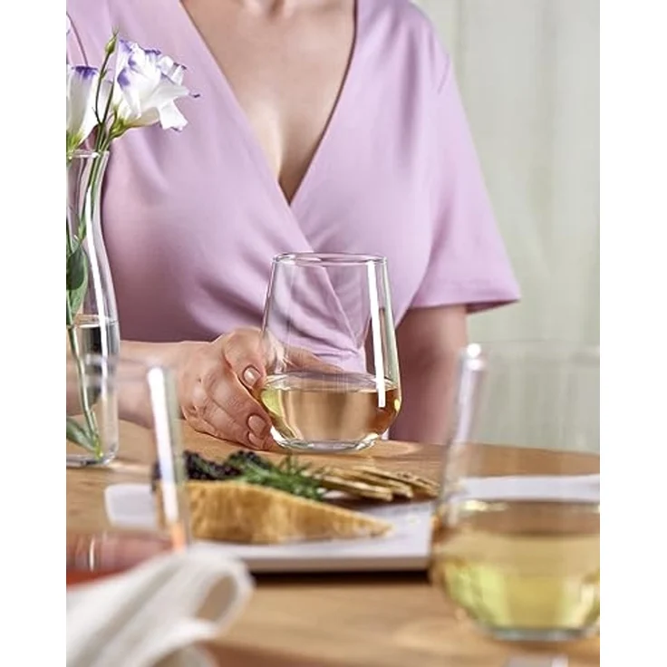 Pasabahce Allegra Set von 6 Gläser für Wein, Saft, Wasser, Whisky 425 ml Gastronomie Restaurant – Bild 7
