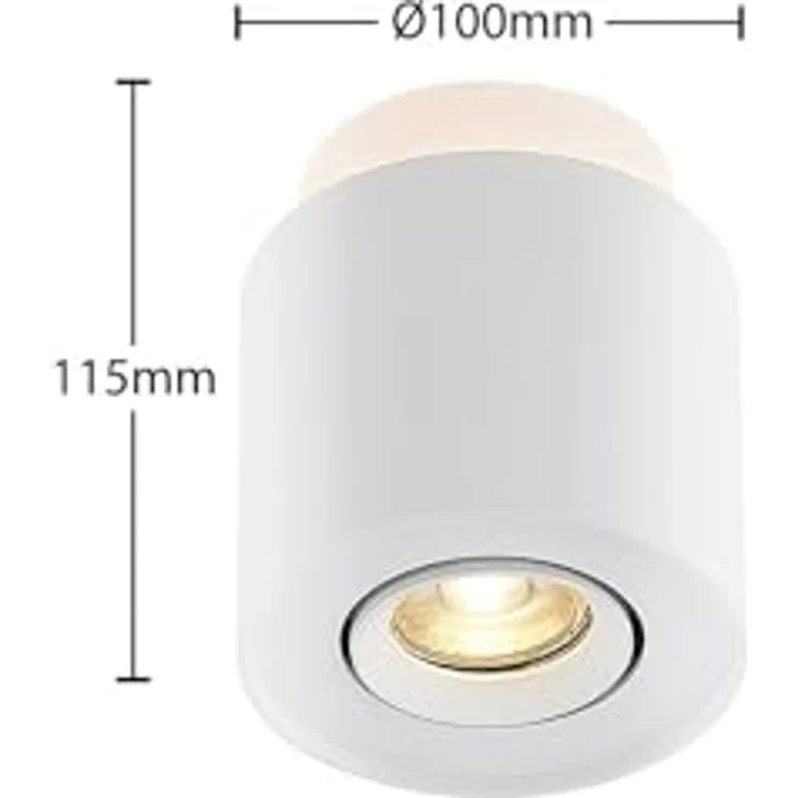 Arcchio Deckenstrahler Walisa, Nicht enthalten, 1x8 W LED GU10 Down + 1x4,6 W LED Up – Bild 8