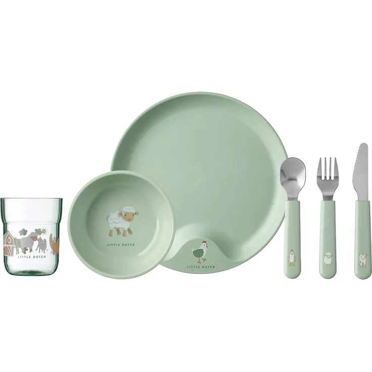 Mepal MIO Kindergeschirrset Little Farm 6-teilig - A