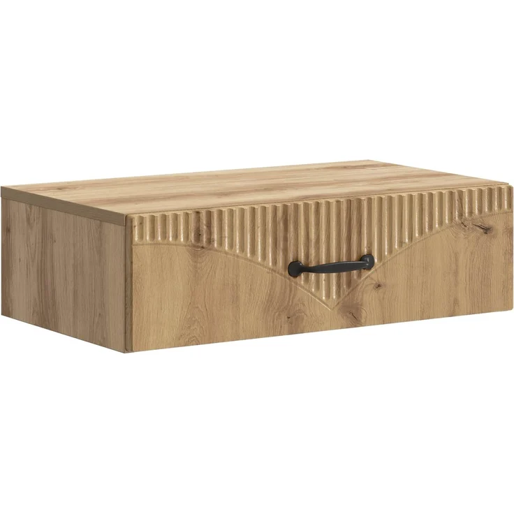 vidaXL Wandmontierter Beistelltisch Artisan-Eiche 59 x 34,5 x 17 cm 899004 – Bild 1