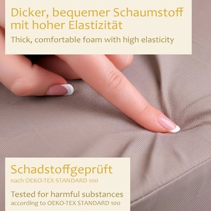 ONVAYA® Wickelauflage ǀ inklusive Sicherheitsgurt ǀ 3-Seiten-Schutzdesign ǀ einfache Reinigung ǀ wasserfeste Wickelunterlage – Bild 5