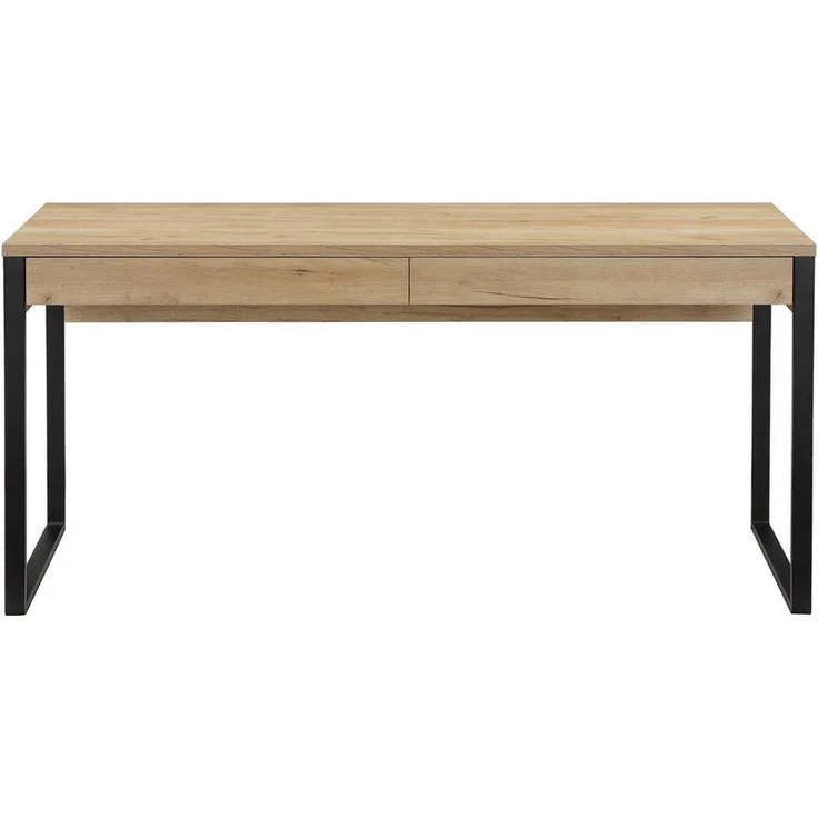 Places of Style Schreibtisch Moid, Computertisch im modernen Design, Breite 120/140/160 cm, mit Metallbeinen & Schublade – Bild 5