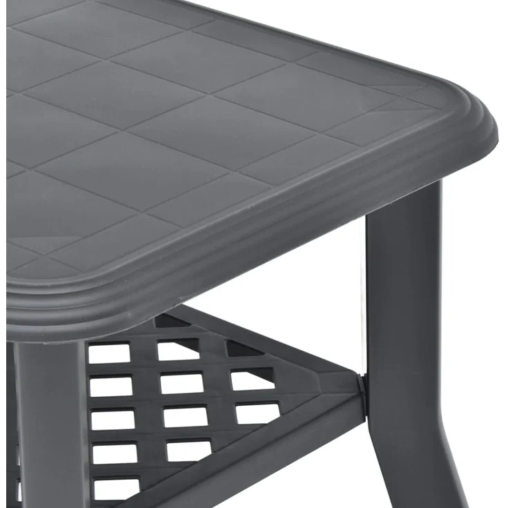 vidaXL Couchtisch Anthrazit 90x60x46 cm Kunststoff 48795 – Bild 4