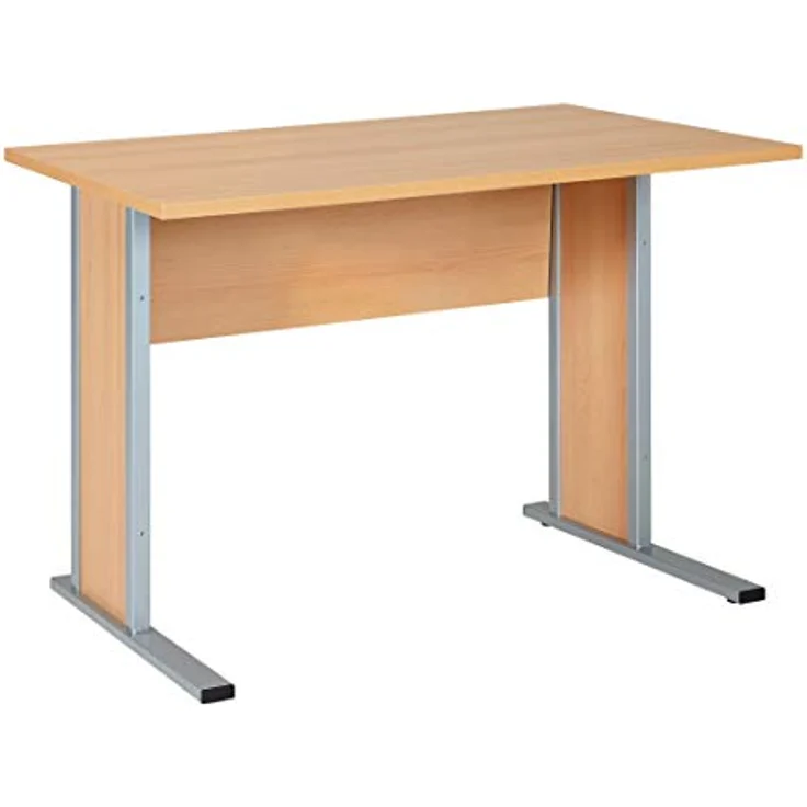 Möbelpartner Manni Schreibtisch, samerbergbuche, ca. 90,0 x 65,0 x 72,2 cm (BxTxH) – Bild 2