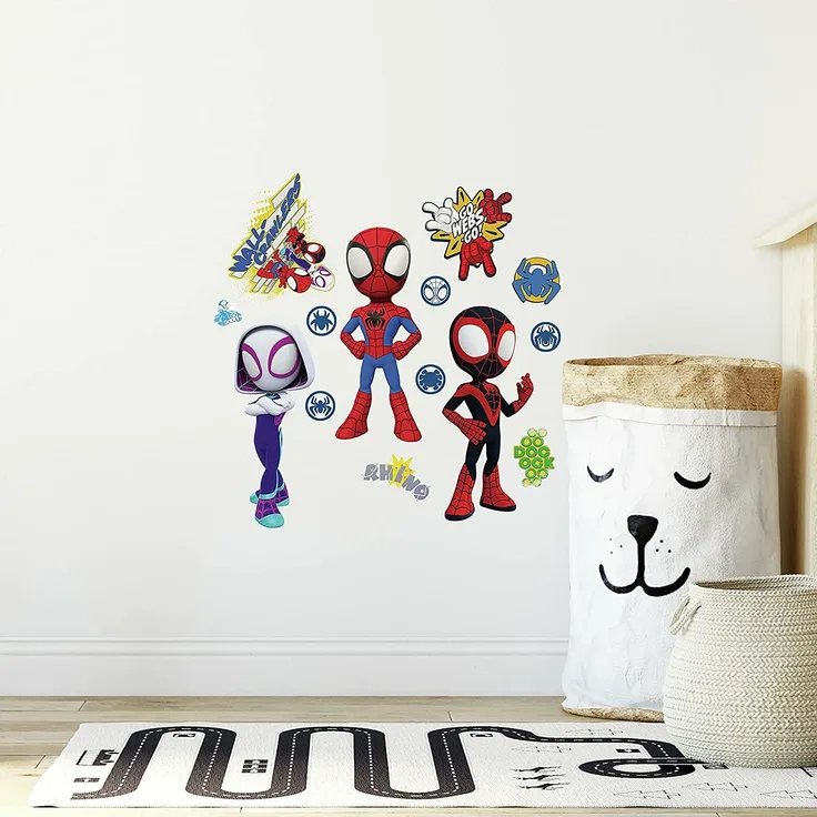 RoomMates 'Spidey and his Amazing Friends Wallstickers', 41 Stück