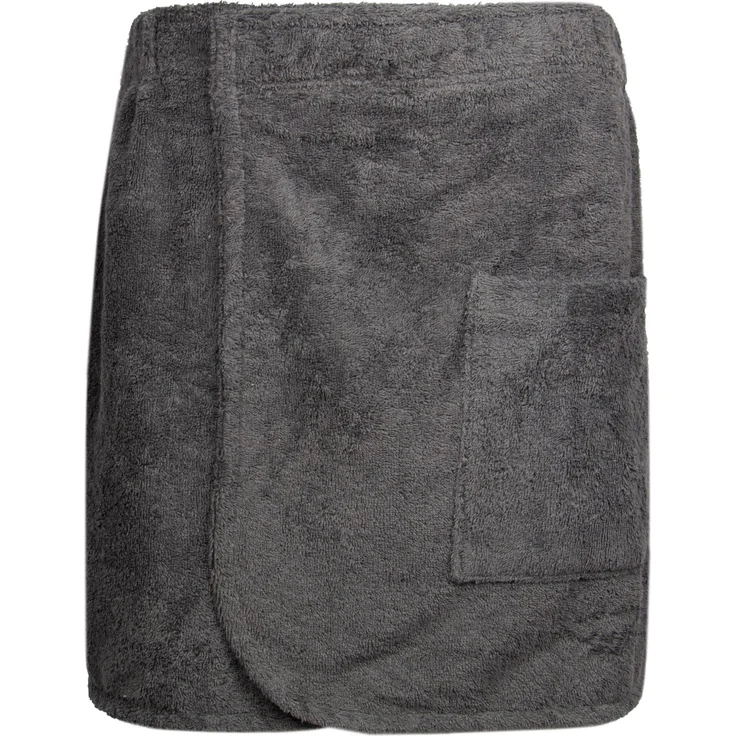 ZOLLNER Herren Saunakilt Frottee, grau, 100% Baumwolle, S/M – Bild 3