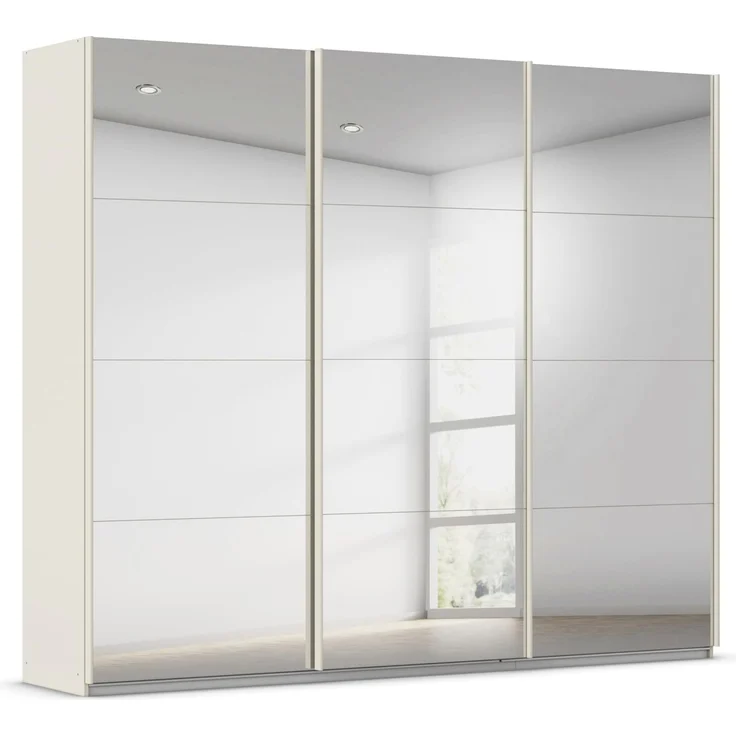Rauch Möbel KULMBACH, Schwebetürenschrank, Farbe Beige, Breite 271 cm