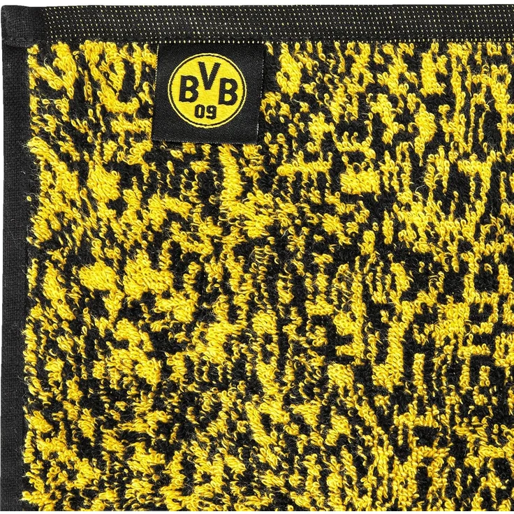 BVB Duschtuch BVB Duschtuch Farbverlauf 70 x 140cm, Baumwolle (Set, 1-St), „Borussia Dortmund“-Schriftzug – Bild 3