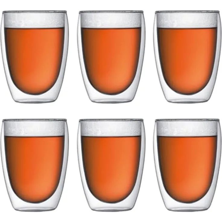 Bodum Pavina Set Set 0 35 l Transparent Glas 6 Person(en) 6 Stück(e)
