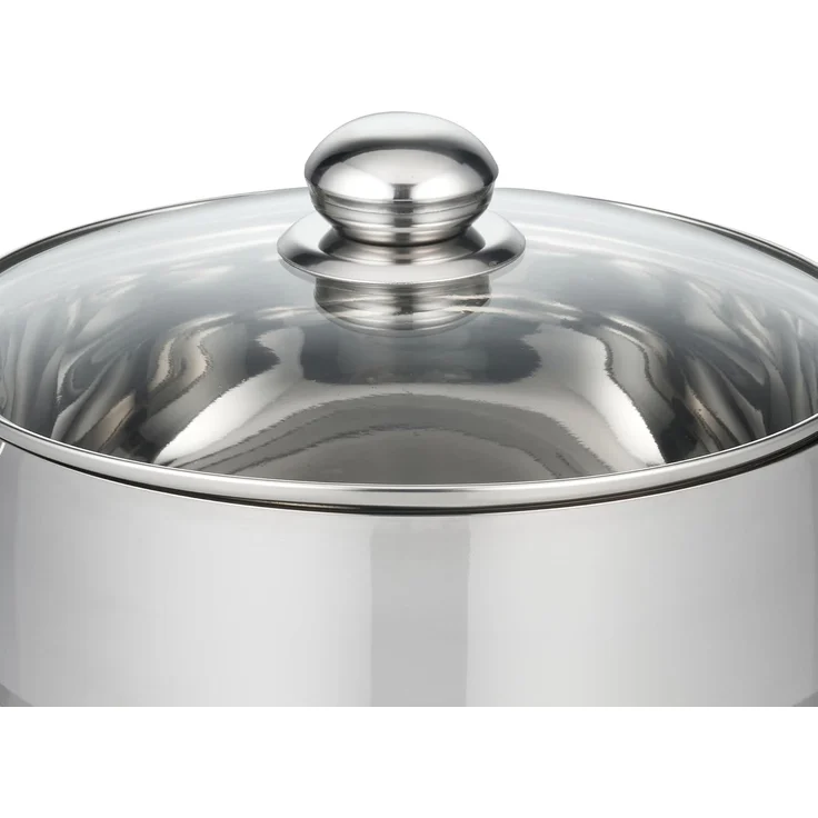 Elo Basic Dampfgartopf Brillant, Edelstahl, Glasdeckel, Induktion – Bild 4