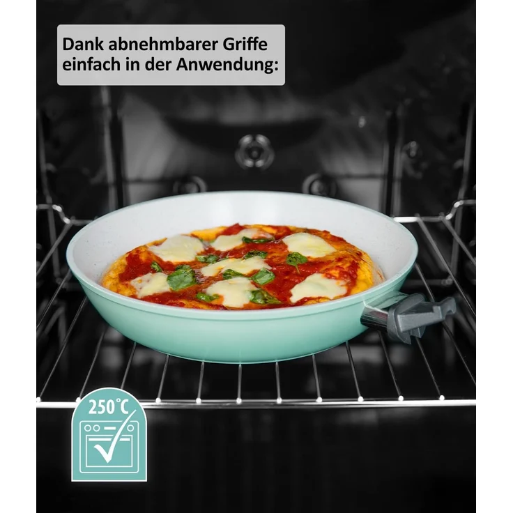 Genius Bratpfanne Cerafit Revolution Pfanne 20 CM mit Antihaftbeschichtung Induktion, Aluminium, Keramikbeschichtung – Bild 5