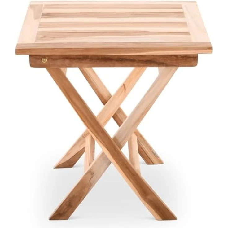 Raburg Gartentisch Beistelltisch Teakholz, 50 cm, wetterfestes Teak, langlebig, leicht & robust, UV-beständig & pflegeleicht – Bild 4