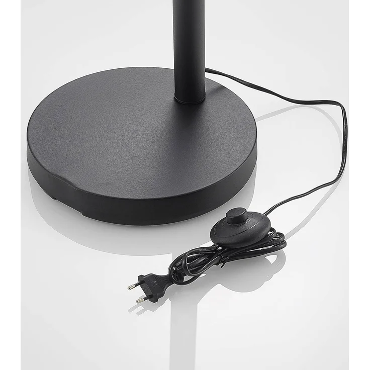 Lindby Stehlampe Abiram, LED, Metall, Schwarz IP20, 5x8 W LED – Bild 8