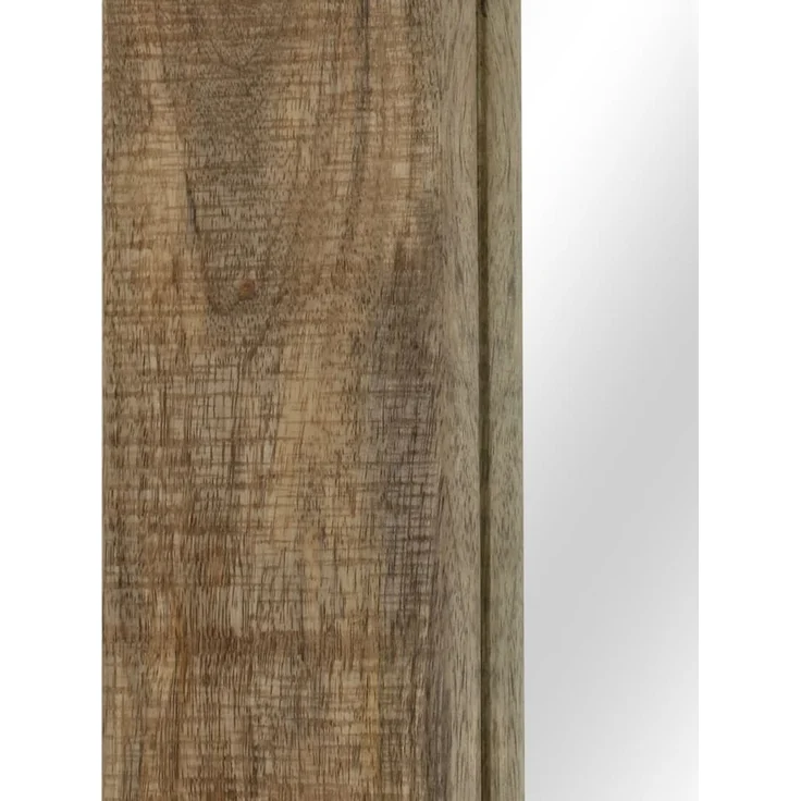 Spiegel, Wandspiegel Mangoholz Massiv 50 x 80 cm – Bild 4