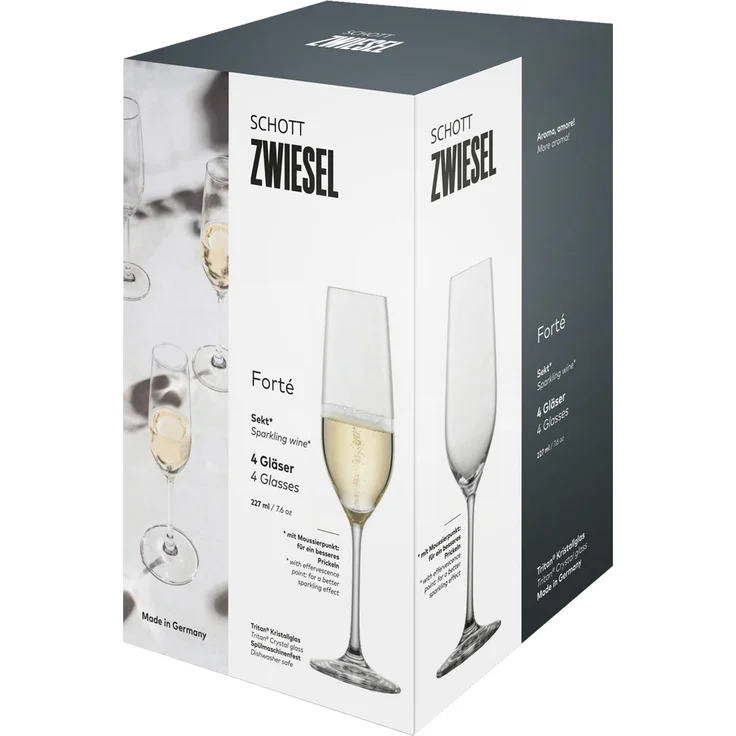 Schott Zwiesel FORTÉ Sektglas 227 ml 4er Set – Bild 3