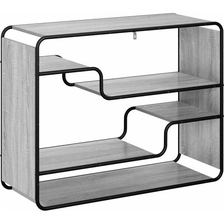 vidaXL Sideboard Sonoma-Grau 98 x 37,5 x 75,5 cm Holzwerkstoff 8007915 – Bild 5
