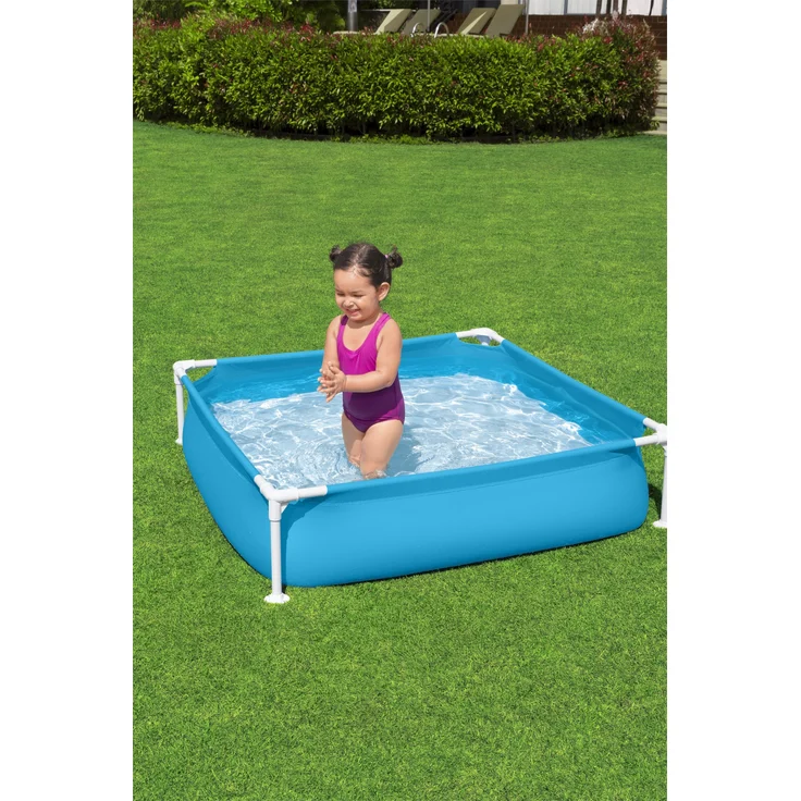 My First Frame Pool 122 x 122 x 30,5 cm, blau , eckig – Bild 8