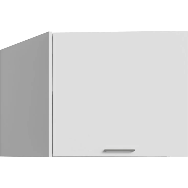 Forte WASHCAB 60 70, moderner Badezimmerhängeschrank, 1-türig, Schrank zur Aufbewahrung von Putz- und Waschutensilien, Holzwerkstoff, Weiß, 66 cm breit x 58,5 cm hoch x 67,4 cm tief – Bild 4