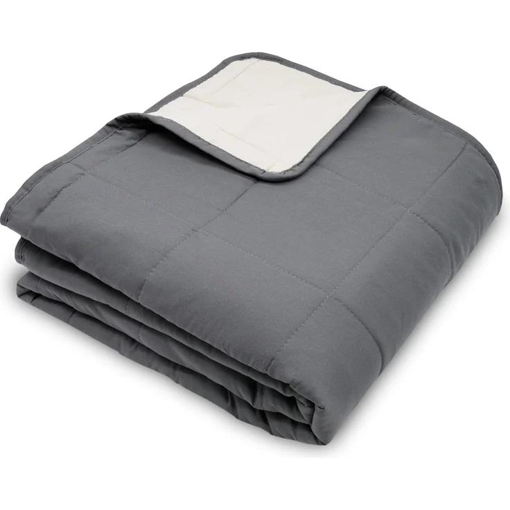 ZOLLNER Tagesdecke/Bettüberwurf, 100% Polyester, Grau, 220x260cm – Bild 1