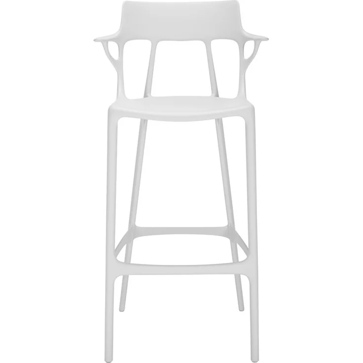 Kartell A.I. Stool Recycled, Hocker, Weiß, Höhe 75 cm – Bild 2