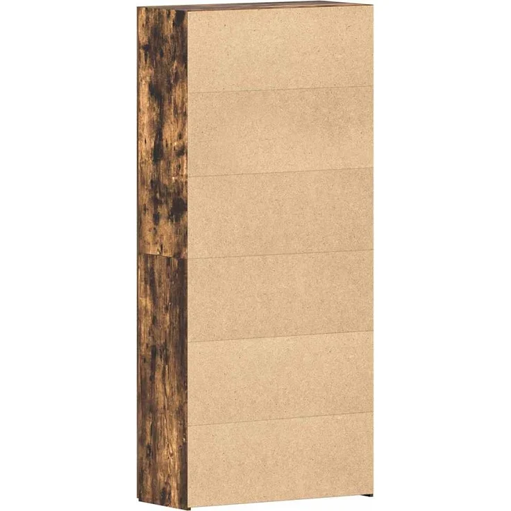 vidaXL Schuhschrank Mehrfarbig 80 x 35,5 x 180 cm Holzwerkstoff 3333840 – Bild 7
