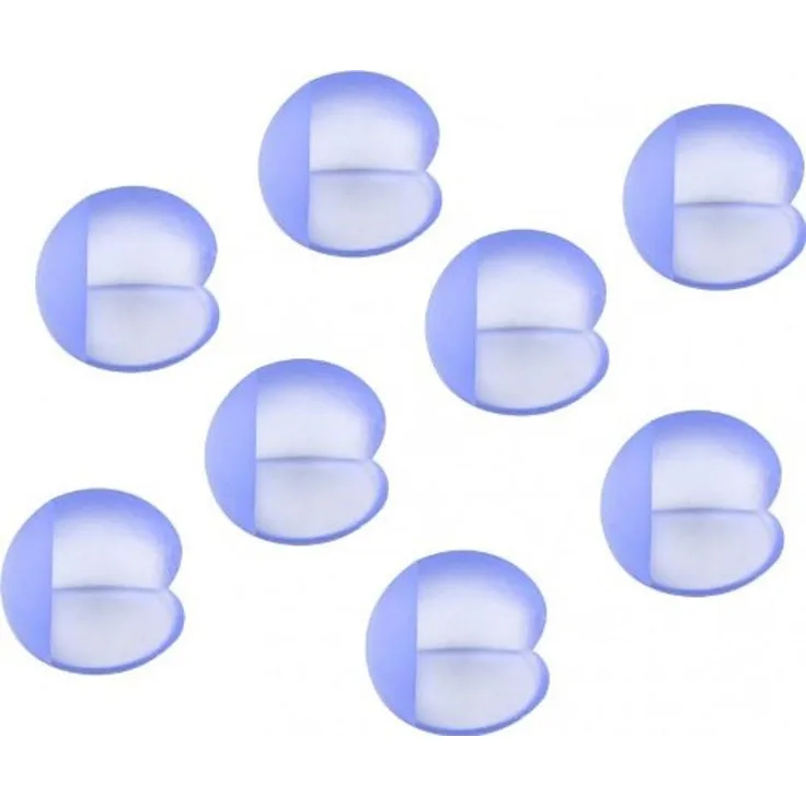 H+H BS 859 Kantenschutz 8 Stück Eckenschutz Tischkantenschutz transparent 98366
