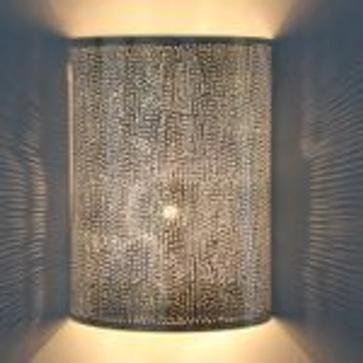 Marokkanische Silber-Wandlampe Yakut – Bild 1