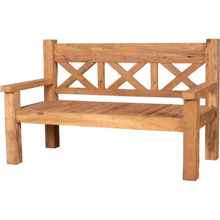 Teakholz Gartenbank - bene living - Rustique 160 cm