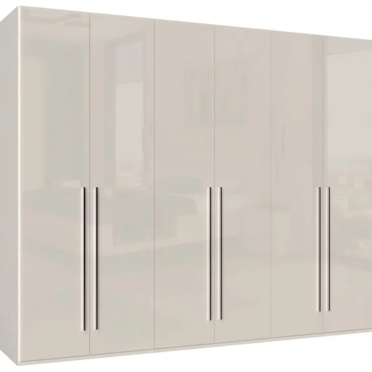 Places of Style Kleiderschrank Piano beige, UV lackiert hochglänzend, Soft-Close Funktion in vielen Breiten