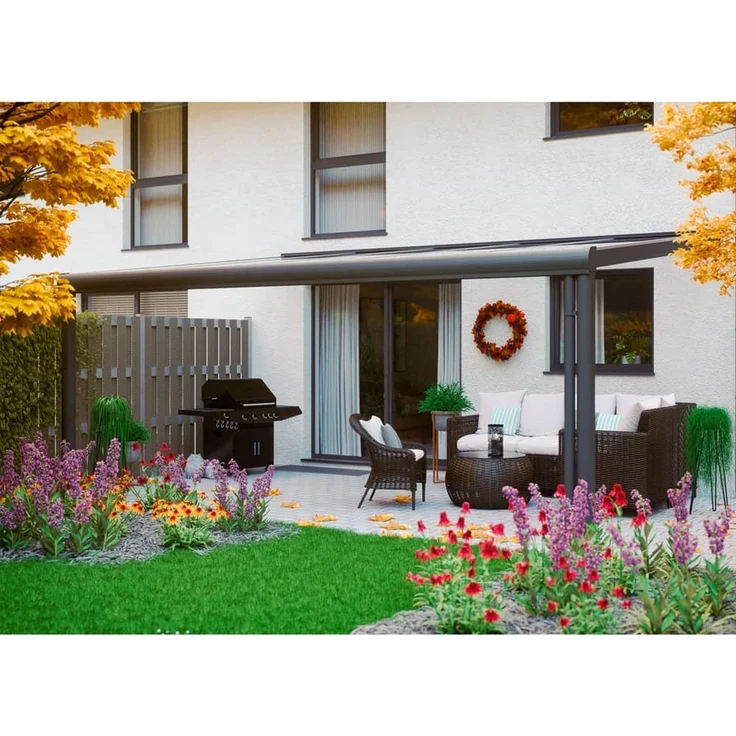 Skan Holz Aluminium Terrassenüberdachung Genua |