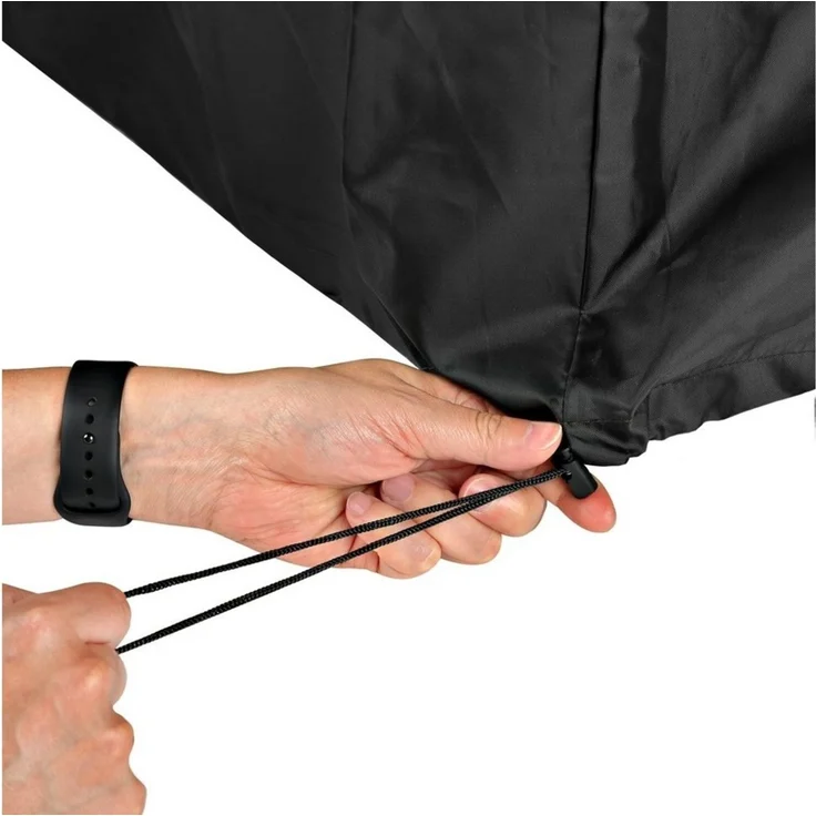 Mucola Gartenmöbel-Schutzhülle Abdeckplane 132 x 132 x 80CM Plane Rattan Gartenmöbel Wetterschutz (Stück, 1-St, 1xPlane), ca. 132 x 132 x 80 cm (L x B x H) – Bild 3