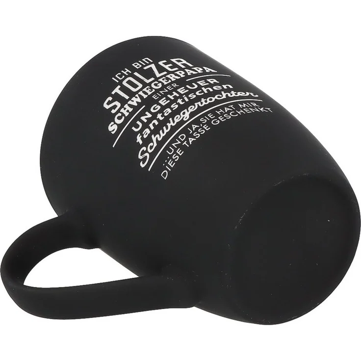 Spruchreif® Tasse SOFT-TOUCH-Tasse mit Gravur, Geschenk für die Schwiegereltern – Bild 2