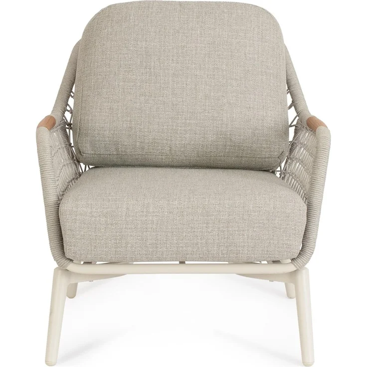 Gartensessel Orelua - Aluminium & Olefin-Geflecht, Pelikan – Bild 3