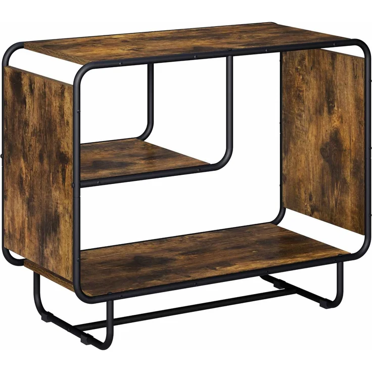 vidaXL Sideboard Räuchereiche 80 x 37.5 x 64.5 cm Holzwerkstoff 8007932 – Bild 2
