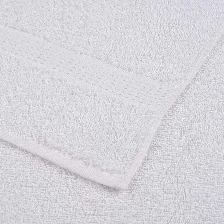 vidaXL Waschtücher FROGN 50 Stk. Weiß 30x30 cm 360 g/m² 136644 – Bild 6