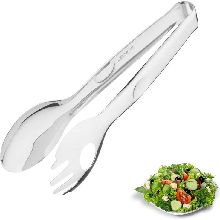 WESTMARK Salatbesteck Salat-/Servierzange, Länge: 22 cm, Rostfreier Edelstahl, Greifling