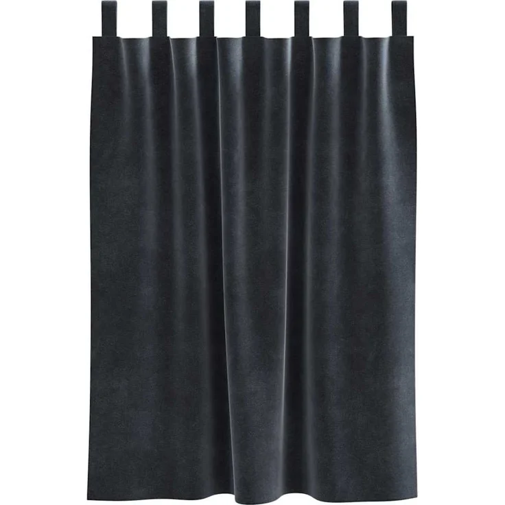 vidaXL Verdunkelungsvorhänge 2 pcs Dunkelgrau 140 x 140 cm Samt 4107233 – Bild 3