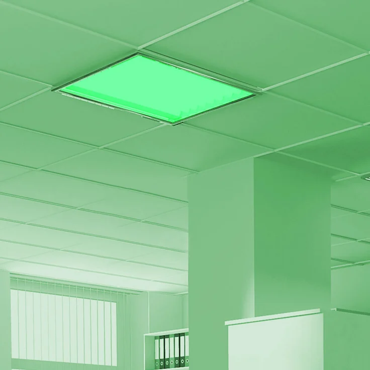 RGB LED Einbaupanel, 768 Lumen, warmweiß, Fernbedienung, L 30 cm – Bild 4