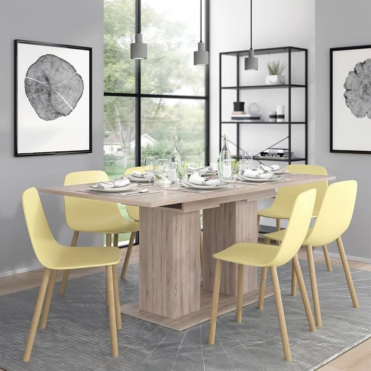 Esstisch Dix Sonoma 140 x 90 cm Vicco – Bild 2