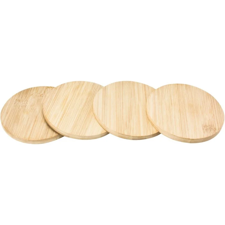 Neuetischkultur Topfuntersetzer Untersetzer 4-teiliges Set Bambus, Set, 4-tlg, Topfuntersetzer – Bild 3