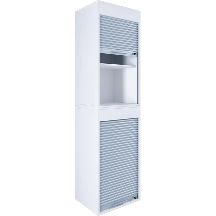 VCM Aktenschrank Holz Büroschrank Aktenschrank Rollladen Aktos XL (1-St) – Bild 6