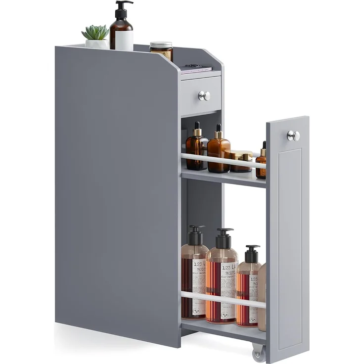 Vasagle Badkommode Badezimmerschrank Toilettenschrank mit Schubladen – Bild 1