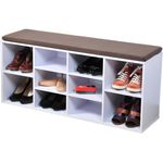 HTI-Living Schuhbank Schuhbank Katja1 (Stück, 1-St, 1 Schuhbank mit Kissenauflage), Schuhregal 10 Fächer