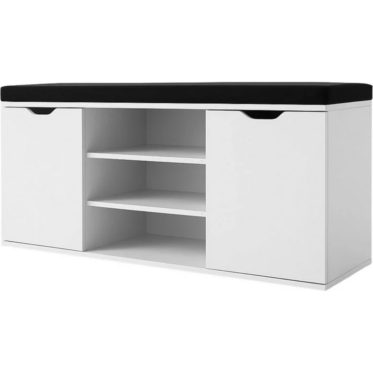 BOXIMO Schuhschrank Schuhschrank mit Sitzfläche PORTA, 103 x 30 x 46 cm (Schuhschrank PORTA mit Sitzbank) – Bild 5