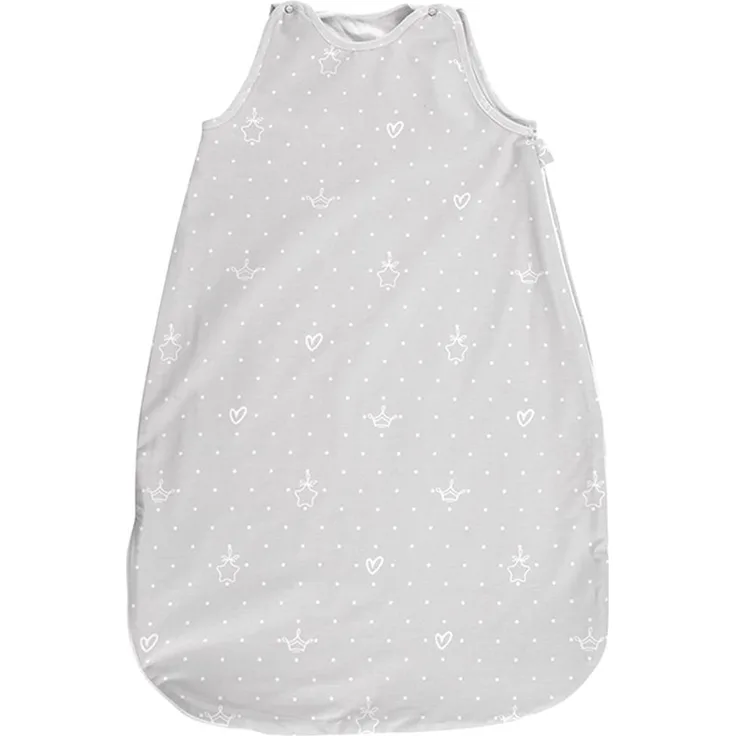 Lorelli Baby Winterschlafsack 85 cm 100% Baumwolle, 2,5 TOG, Maße 80 x 45 x 3 cm grau gemustert