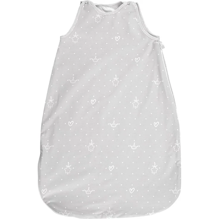 Lorelli Baby Winterschlafsack 85 cm 100% Baumwolle, 2,5 TOG, Maße 80 x 45 x 3 cm grau gemustert